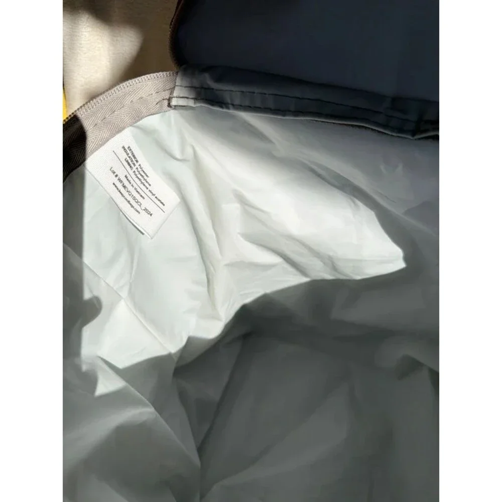 Whole Foods Market shopping bag insulated reusable green gray clean